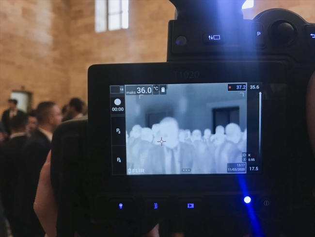 Cumhurbaşkanı Erdoğan'a termal kameralı takip